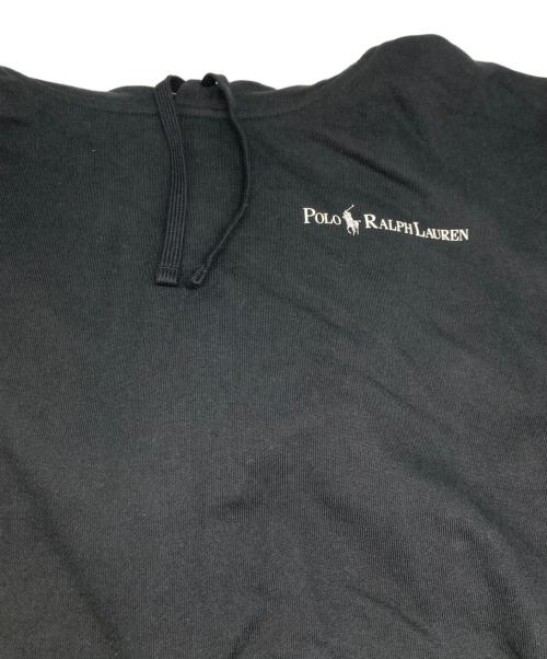 POLO RALPH LAUREN（ポロ・ラルフローレン）POLO RALPH LAUREN (ポロ・ラルフローレン) リラックスド フィット ロゴ フリース フーディ ネイビー サイズ:Lの古着・服飾アイテム