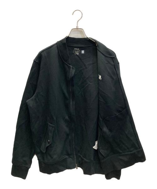 POLO RALPH LAUREN（ポロ・ラルフローレン）POLO RALPH LAUREN (ポロ・ラルフローレン) スウェット ジップアップ ジャケット ブラック サイズ:SIZE L 未使用品の古着・服飾アイテム