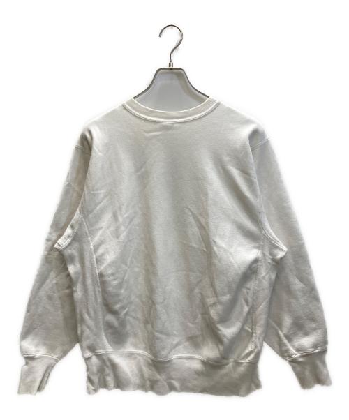 Champion REVERSE WEAVE（チャンピオン リバース ウィーブ）Champion REVERSE WEAVE (チャンピオン リバース ウィーブ) クルーネックスウェット ホワイト サイズ:SIZE Lの古着・服飾アイテム