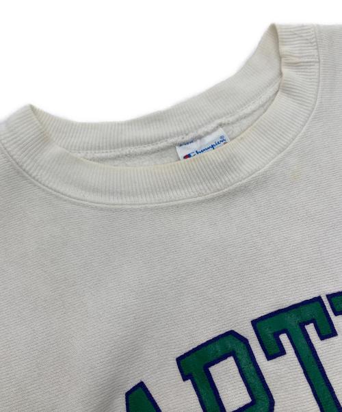 Champion REVERSE WEAVE（チャンピオン リバース ウィーブ）Champion REVERSE WEAVE (チャンピオン リバース ウィーブ) クルーネックスウェット ホワイト サイズ:SIZE Lの古着・服飾アイテム