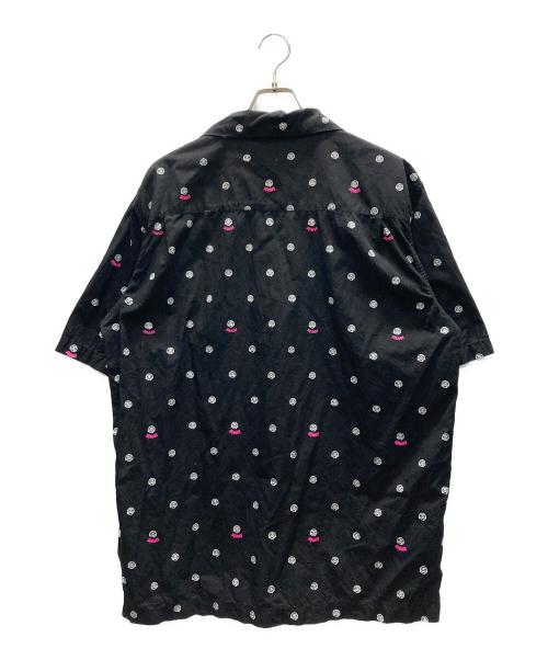 stussy（ステューシー）stussy (ステューシー) 総柄シャツ ブラック サイズ:SIZE XLの古着・服飾アイテム