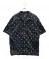 stussy（ステューシー）の古着「総柄シャツ」｜ブラック