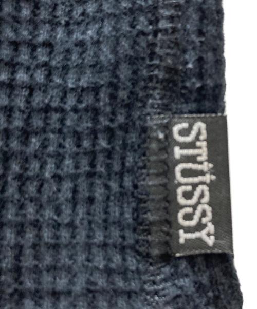 stussy（ステューシー）stussy (ステューシー) プリントサーマルカットソー ブラック サイズ:Lの古着・服飾アイテム