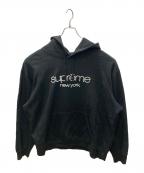 SUPREMEシュプリーム）の古着「Classic Logo Hooded Sweatshirt」｜ブラック