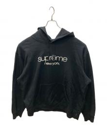 SUPREME（シュプリーム）の古着「Classic Logo Hooded Sweatshirt」｜ブラック