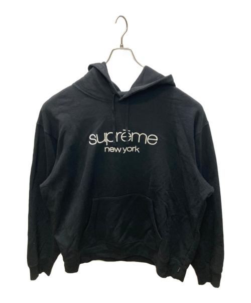 SUPREME（シュプリーム）SUPREME (シュプリーム) Classic Logo Hooded Sweatshirt ブラック サイズ:SIZE XLの古着・服飾アイテム