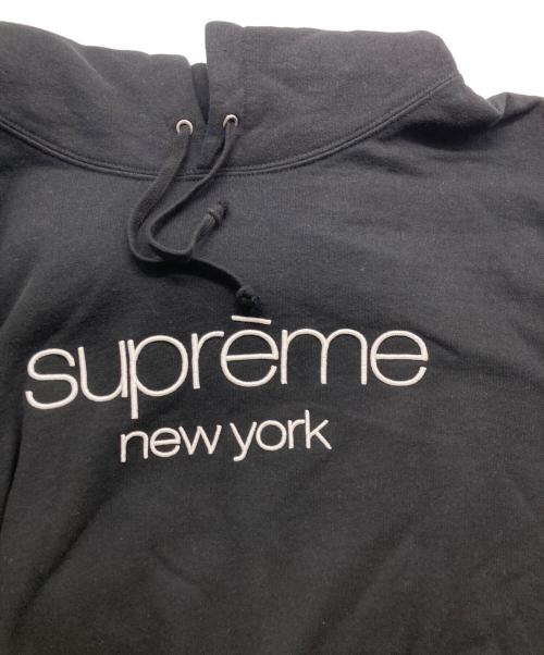 SUPREME（シュプリーム）SUPREME (シュプリーム) Classic Logo Hooded Sweatshirt ブラック サイズ:SIZE XLの古着・服飾アイテム