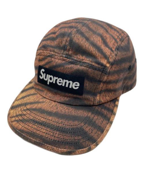 SUPREME（シュプリーム）SUPREME (シュプリーム) Washed Chino Twill Camp Cap ブラウン×ブラック サイズ:下記参照の古着・服飾アイテム