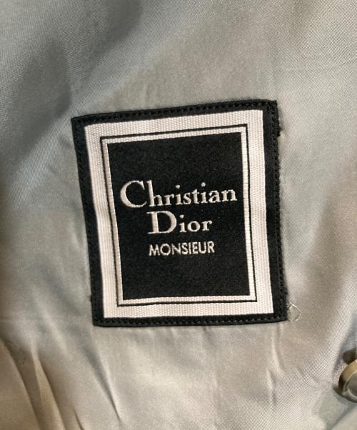 Christian Dior MONSIEUR（クリスチャンディオールムッシュ）Christian Dior MONSIEUR (クリスチャンディオールムッシュ) モヘア混ダブルジャケット グリーン サイズ:SIZE AB6の古着・服飾アイテム