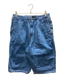 TIGHTBOOTH PRODUCTION（タイトブースプロダクション）の古着「DENIM BIG SHORTS」｜ブルー