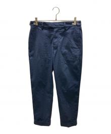 BEAMS PLUS（ビームスプラス）の古着「IVY Trousers Ankle Cut COOLMAX (R) Seersucker」｜ネイビー