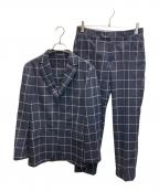 green label relaxingグリーンレーベルリラクシング）の古着「Kangaroo Island WOOL COOL SUIT」｜ネイビー