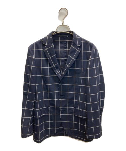 green label relaxing（グリーンレーベルリラクシング）green label relaxing (グリーンレーベルリラクシング) Kangaroo Island WOOL COOL SUIT ネイビー サイズ:44の古着・服飾アイテム