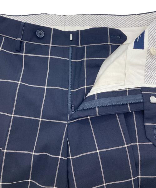 green label relaxing（グリーンレーベルリラクシング）green label relaxing (グリーンレーベルリラクシング) Kangaroo Island WOOL COOL SUIT ネイビー サイズ:44の古着・服飾アイテム
