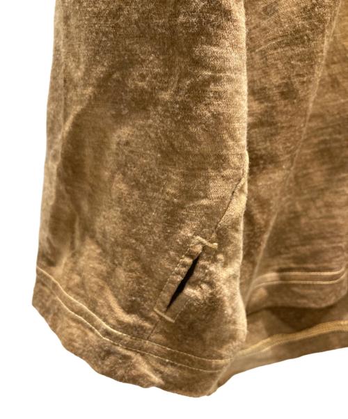 INNAT（インアット）INNAT (インアット) WOOL TIE-DYE HOODIE ブラウン サイズ:SIZE 2の古着・服飾アイテム