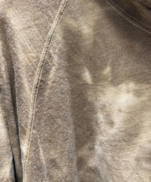 INNAT（インアット）INNAT (インアット) WOOL TIE-DYE HOODIE ブラウン サイズ:SIZE 2の古着・服飾アイテム