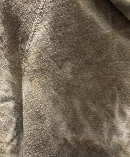 INNAT（インアット）INNAT (インアット) WOOL TIE-DYE HOODIE ブラウン サイズ:SIZE 2の古着・服飾アイテム