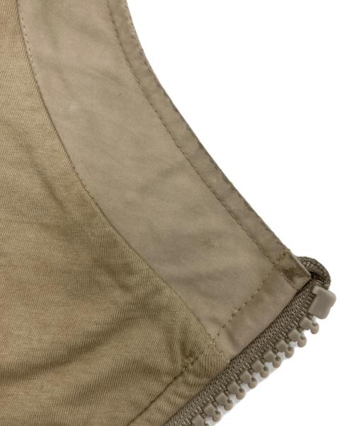 TEN-C（テンシー）TEN-C (テンシー) ロゴラベル フーディジップパーカー ベージュ サイズ:SIZE Lの古着・服飾アイテム