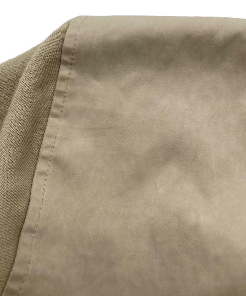 TEN-C（テンシー）TEN-C (テンシー) ロゴラベル フーディジップパーカー ベージュ サイズ:SIZE Lの古着・服飾アイテム