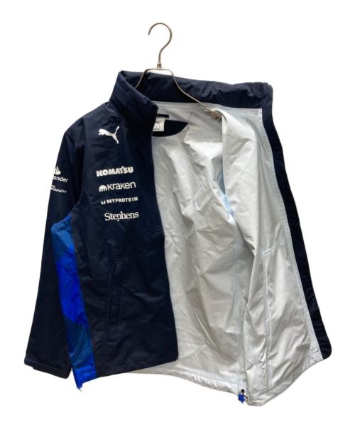PUMA（プーマ）PUMA (プーマ) Williams Racing Team Waterproof Rain Jacket ウィリャムズ オフィシャル レインジャケット ネイビー サイズ:SIZE Mの古着・服飾アイテム