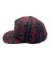 SUPREME (シュプリーム) Flower Jacquard 5-panel Cap ブラック×レッド サイズ:下記参照：7000円
