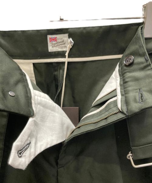 Traditional Weatherwear（トラディショナルウェザーウェア）Traditional Weatherwear (トラディショナルウェザーウェア) UNIONSLACKS 103 グリーン サイズ:SIZE S 未使用品の古着・服飾アイテム