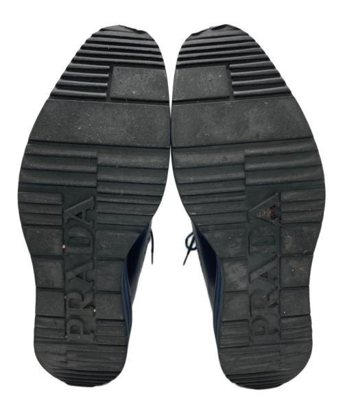 PRADA（プラダ）PRADA (プラダ) ウィングチップレースアップシューズ ネイビー サイズ:SIZE 7 1/2の古着・服飾アイテム
