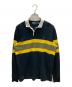 POLO RALPH LAUREN（ポロ・ラルフローレン）の古着「ラガーシャツ」｜ブラック×イエロー
