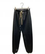 FOG ESSENTIALSフィアオブゴッド エッセンシャル）の古着「サテントラックイージーパンツ」｜ブラック