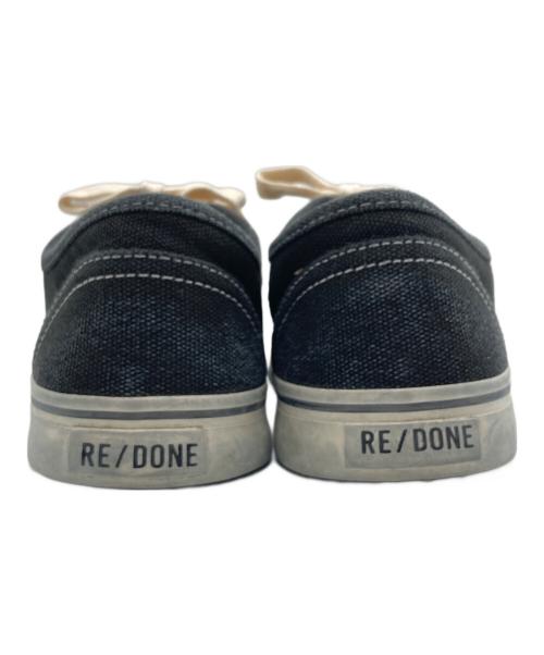 RE/DONE（リダン）RE/DONE (リダン) 70s Low Top Skate shoes ブラック サイズ:SIZE 36の古着・服飾アイテム