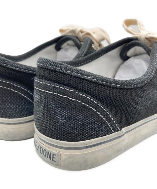 RE/DONE（リダン）RE/DONE (リダン) 70s Low Top Skate shoes ブラック サイズ:SIZE 36の古着・服飾アイテム