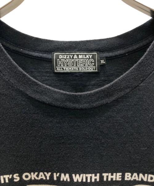 Hysteric Glamour（ヒステリックグラマー）Hysteric Glamour (ヒステリックグラマー) GIRLS ARE CRAZY Tシャツ ブラック サイズ:SIZE XLの古着・服飾アイテム