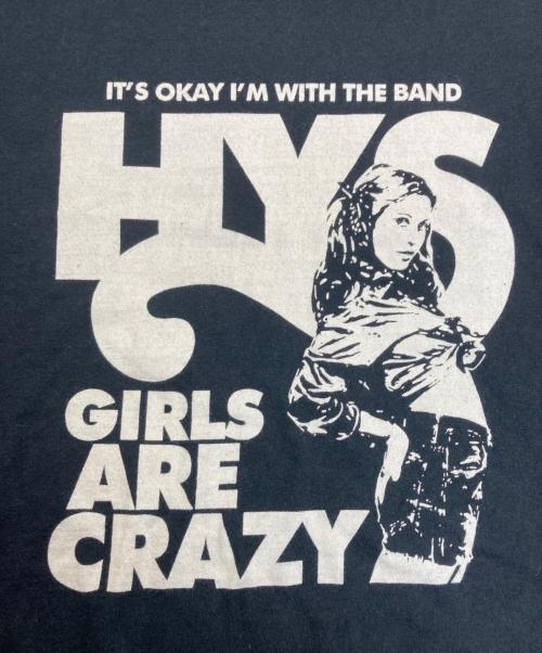 Hysteric Glamour（ヒステリックグラマー）Hysteric Glamour (ヒステリックグラマー) GIRLS ARE CRAZY Tシャツ ブラック サイズ:SIZE XLの古着・服飾アイテム