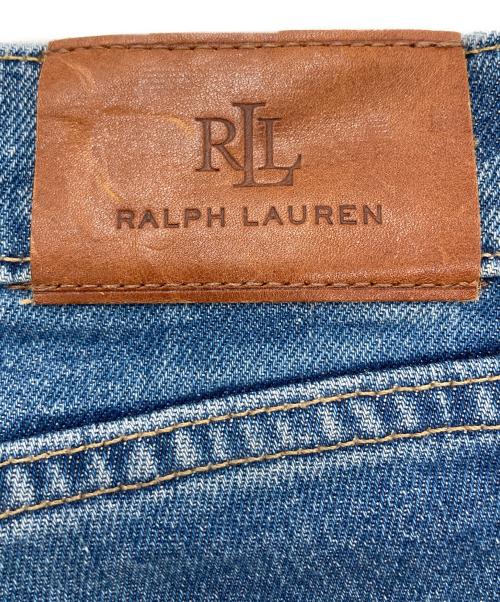 LAUREN RALPH LAUREN（ローレンラルフローレン）LAUREN RALPH LAUREN (ローレンラルフローレン) パッチワークデニムパンツ インディゴ サイズ:SIZE 4の古着・服飾アイテム