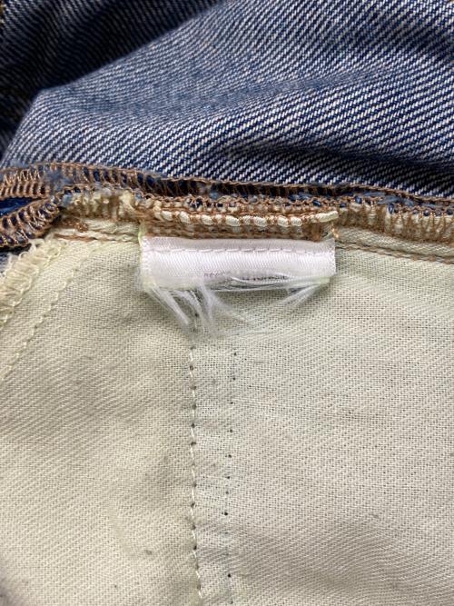 LAUREN RALPH LAUREN（ローレンラルフローレン）LAUREN RALPH LAUREN (ローレンラルフローレン) レースリペア加工デニムパンツ インディゴ サイズ:4の古着・服飾アイテム