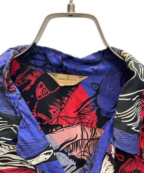 Sun Surf（サンサーフ）Sun Surf (サンサーフ) アロハシャツ レッド×ブルー サイズ:SIZE Mの古着・服飾アイテム