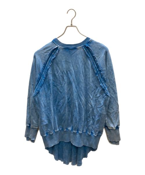 DIESEL（ディーゼル）DIESEL (ディーゼル) F-ROXXY-B1 レイヤードスウェット ブルー サイズ:SIZE XSの古着・服飾アイテム