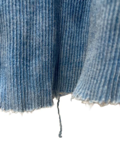 DIESEL（ディーゼル）DIESEL (ディーゼル) F-ROXXY-B1 レイヤードスウェット ブルー サイズ:SIZE XSの古着・服飾アイテム