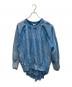 DIESEL（ディーゼル）の古着「F-ROXXY-B1 レイヤードスウェット」｜ブルー