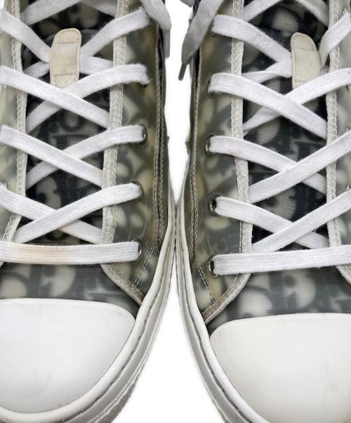 DIOR HOMME（ディオール オム）DIOR HOMME (ディオール オム) B23 オブリーク ハイカットスニーカー ホワイト×ブラック サイズ:SIZE 42の古着・服飾アイテム