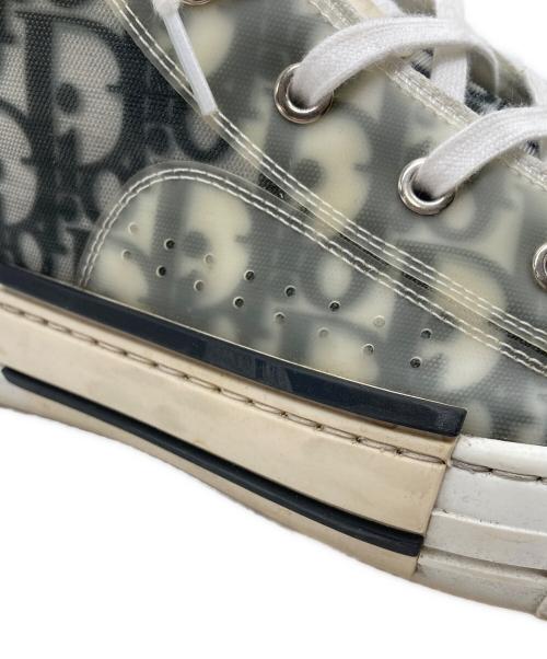DIOR HOMME（ディオール オム）DIOR HOMME (ディオール オム) B23 オブリーク ハイカットスニーカー ホワイト×ブラック サイズ:SIZE 42の古着・服飾アイテム