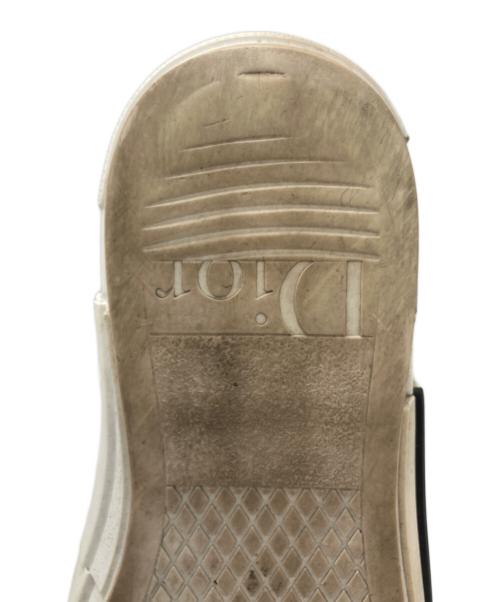 DIOR HOMME（ディオール オム）DIOR HOMME (ディオール オム) B23 オブリーク ハイカットスニーカー ホワイト×ブラック サイズ:SIZE 42の古着・服飾アイテム