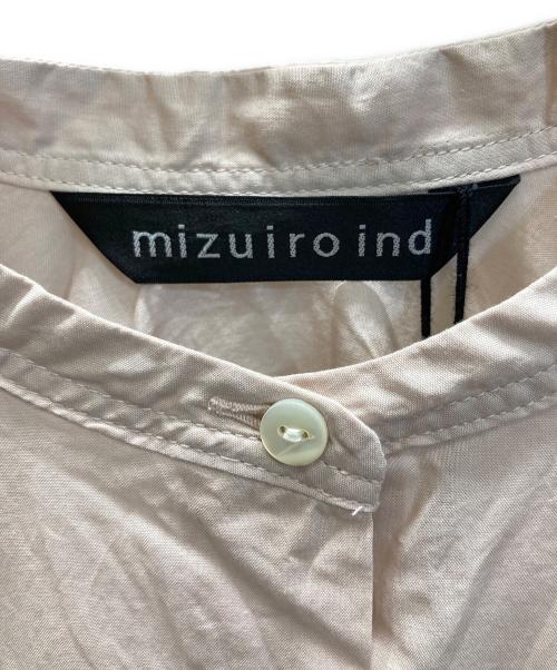 mizuiro-ind（ミズイロインド）mizuiro-ind (ミズイロインド) バックギャザーワイドシャツ ピンク サイズ:記載なし 未使用品の古着・服飾アイテム