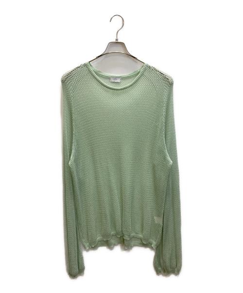 URU（ウル）URU (ウル) CREW NECK KNIT グリーン サイズ:下記参照の古着・服飾アイテム