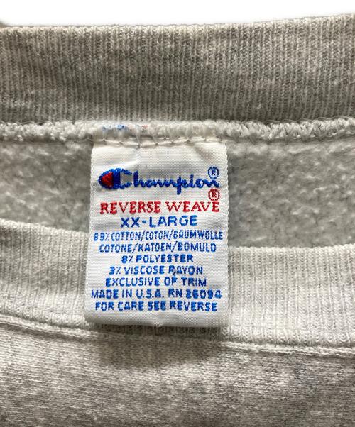 Champion（チャンピオン）Champion (チャンピオン) 90sリバースウィーブスウェット グレー サイズ:SIZE XXLの古着・服飾アイテム