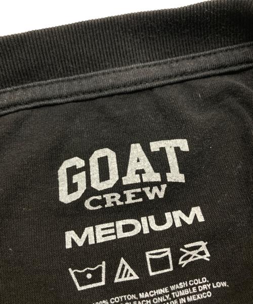 GOAT CREW（ゴートクルー）GOAT CREW (ゴートクルー) プリントTシャツ ブラック サイズ:SIZE Mの古着・服飾アイテム