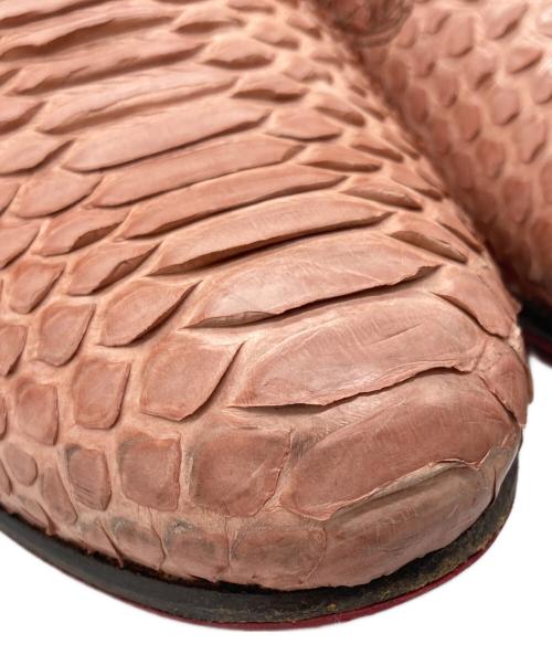 Alfredo BANNISTER（アルフレッドバニスター）alfredo BANNISTER (アルフレッドバニスター) レースアップシューズ ピンク サイズ:SIZE 42の古着・服飾アイテム
