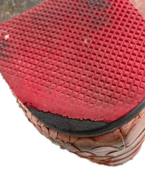 Alfredo BANNISTER（アルフレッドバニスター）alfredo BANNISTER (アルフレッドバニスター) レースアップシューズ ピンク サイズ:SIZE 42の古着・服飾アイテム