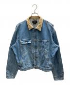 RRLダブルアールエル）の古着「襟コーデユロイ デニムジャケット」｜インディゴ