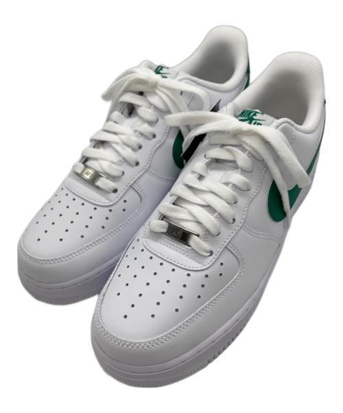 NIKE（ナイキ）NIKE (ナイキ) AIR FORCE 1 '07 ホワイト×グリーン サイズ:SIZE 27cm 未使用品の古着・服飾アイテム